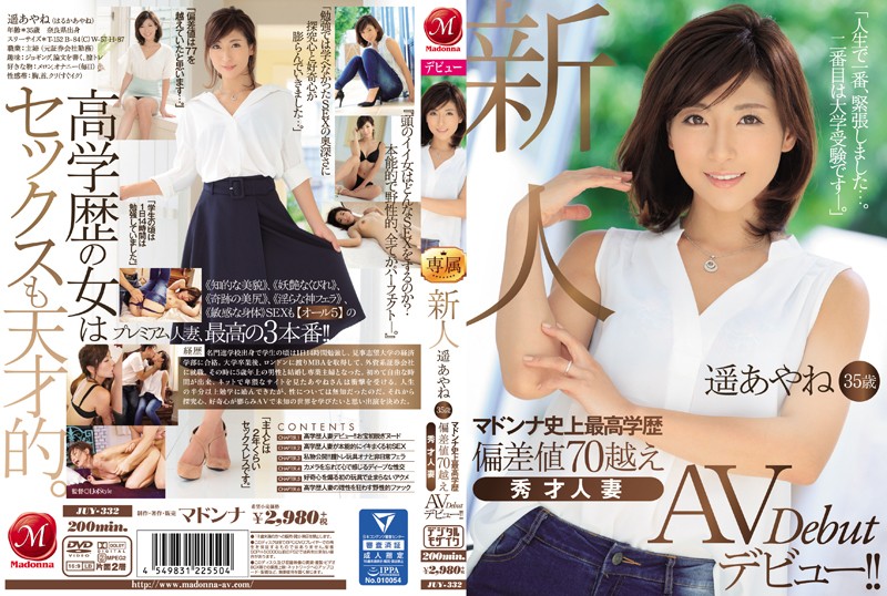 JUY-332 Newcomer Haruya Ayane 35 Years Old Madonna History Highest Academic Record Deviation Value 70 Over Excellent Excellent Married Wife AV Debut! ! - VO Server